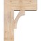 Ekena Millwork Westlake Block Smooth Bracket w/ Offset Brace, Douglas Fir, 7 1/2"W x 18"D x 22"H BKT0806X18X22WTL05SDF - alternate 3